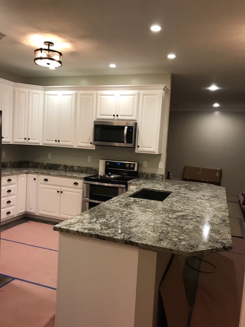Kitchen Remodel with Electrical Fixtures